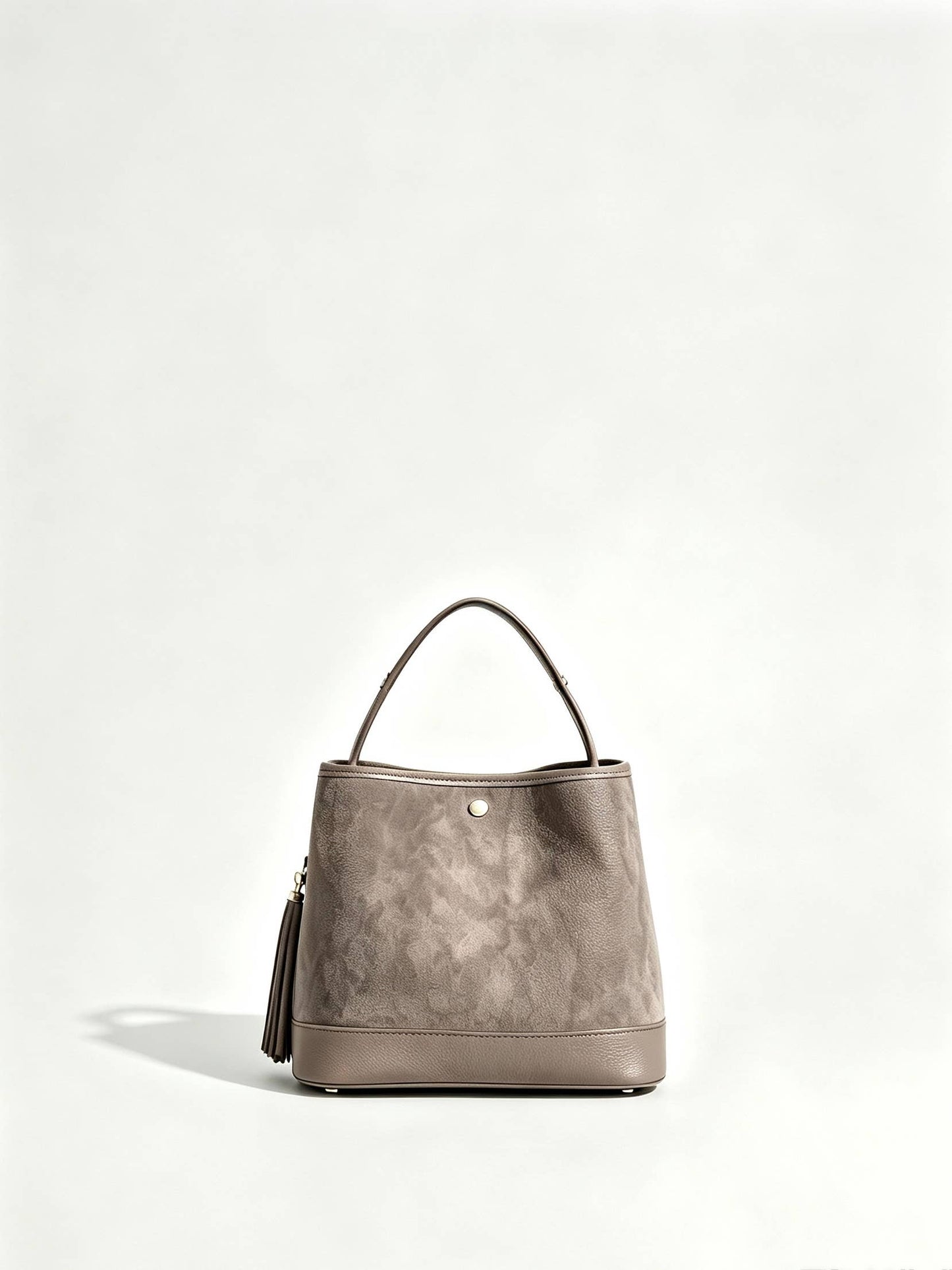 Italian Suede Bucket Bag