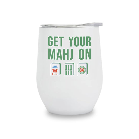 Mahjong Wine Tumbler
