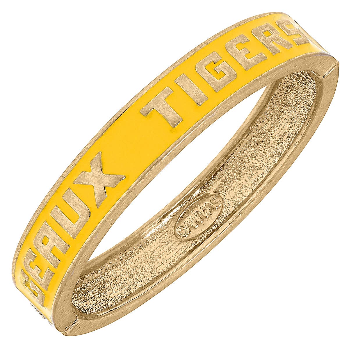LSU Tigers Enamel Hinge Bangle