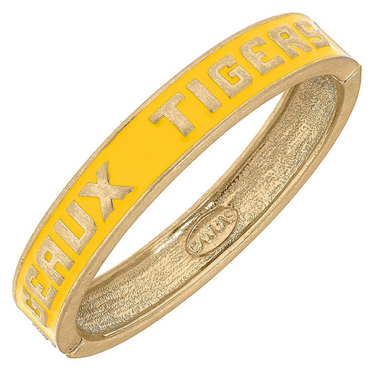 LSU Tigers Enamel Hinge Bangle
