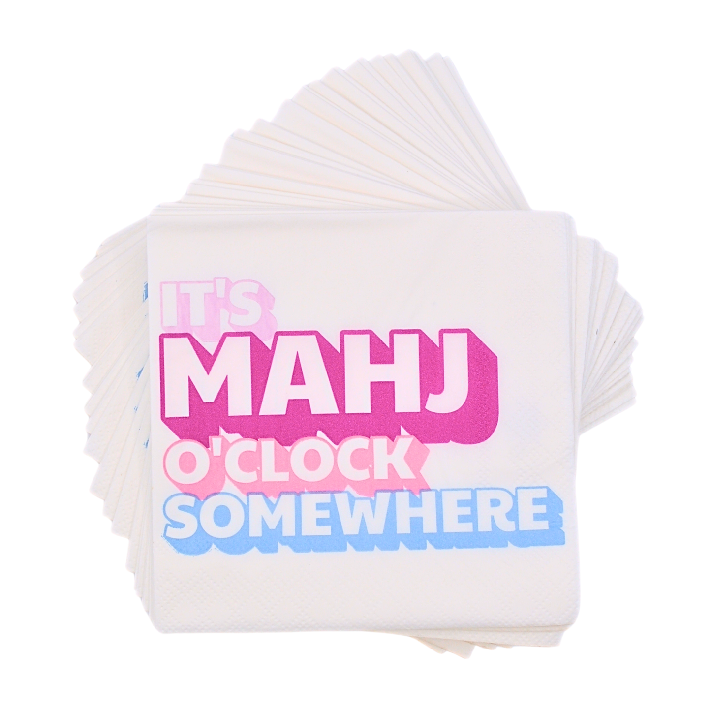 "It's Mahj O'Clock Somewhere" Cocktail Napkins