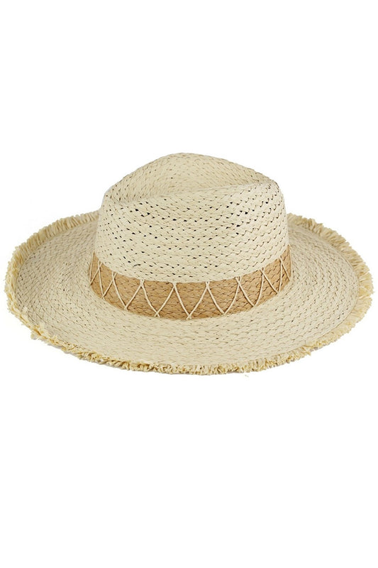 Modern Band Straw Sun Hat
