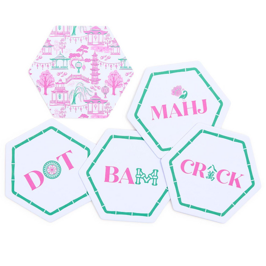 Let's Mahj Set of 24 Coasters