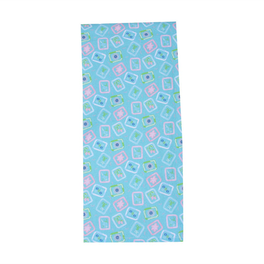 Blue Mahjong Tea Towel