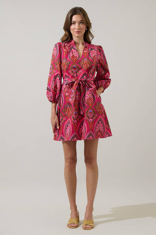 Azura Floral Eira Poplin Mini Dress