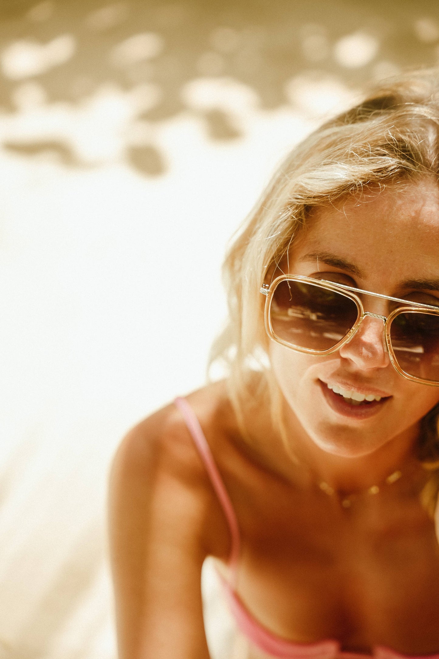 LEX CHAMPAGNE Polarized Sunglasses