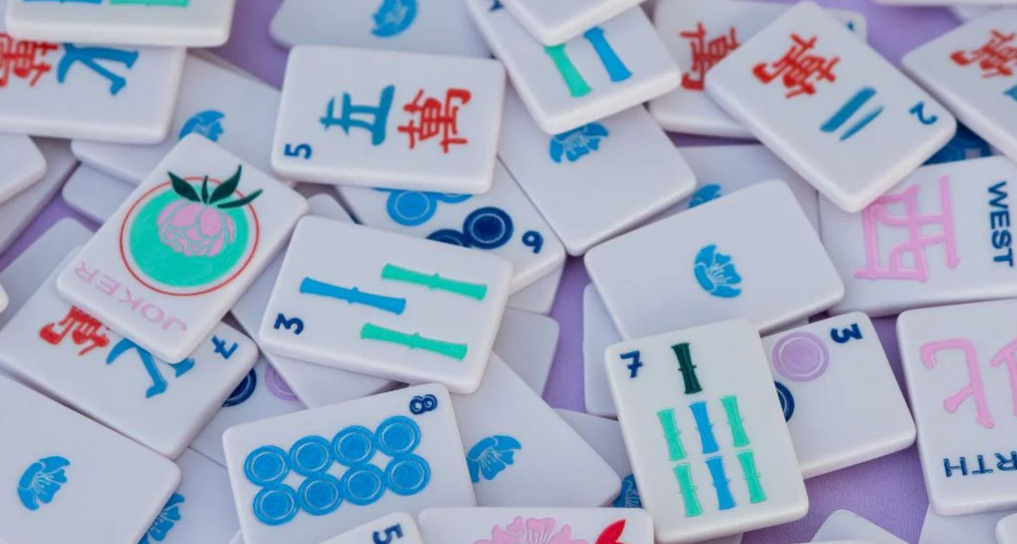 The Mahjong House Travel Mahjong Set - Pale Violet