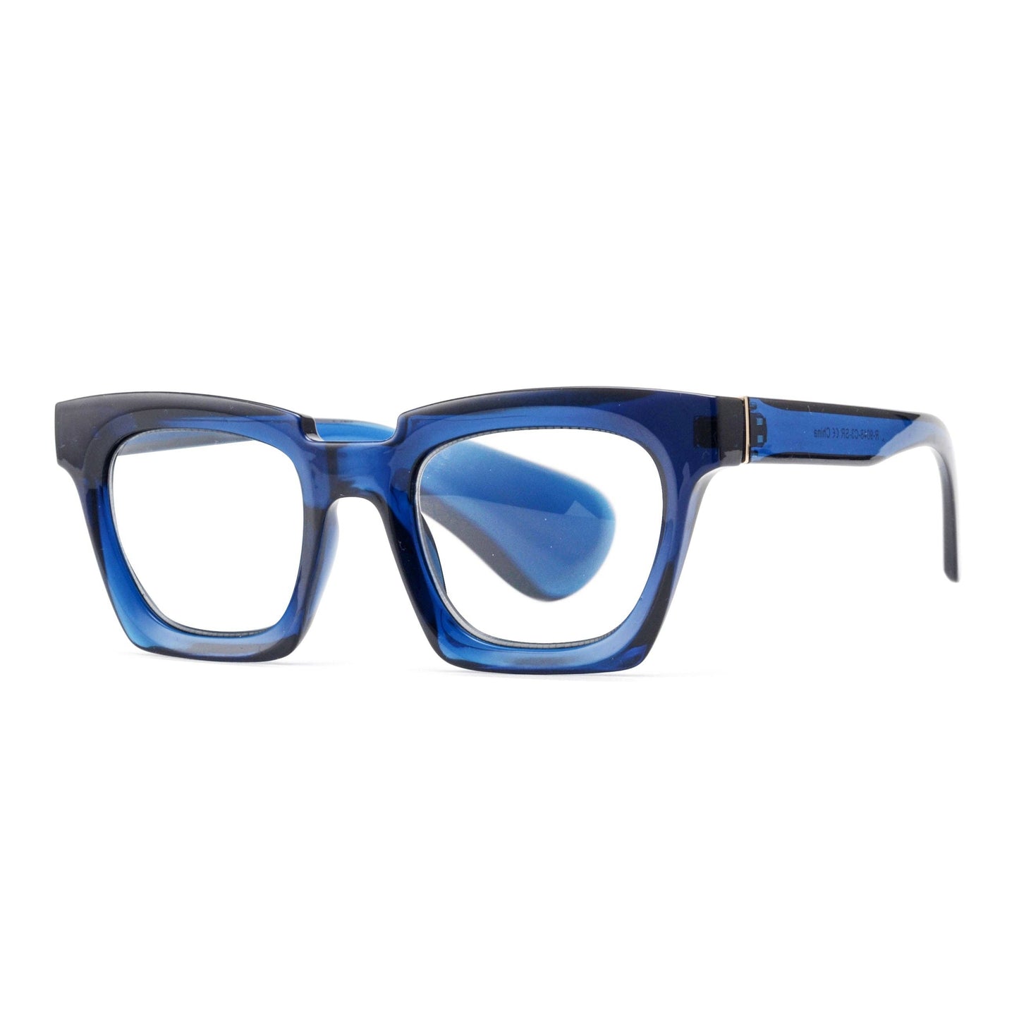 DECCO | Transparent Navy Blue | Blue Light Blocking