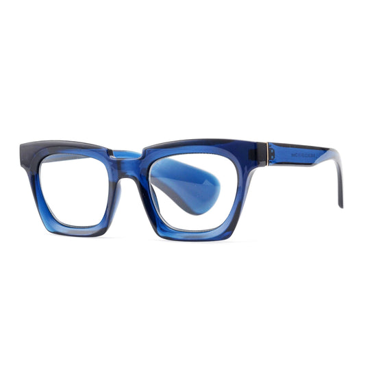 DECCO | Transparent Navy Blue | Blue Light Blocking