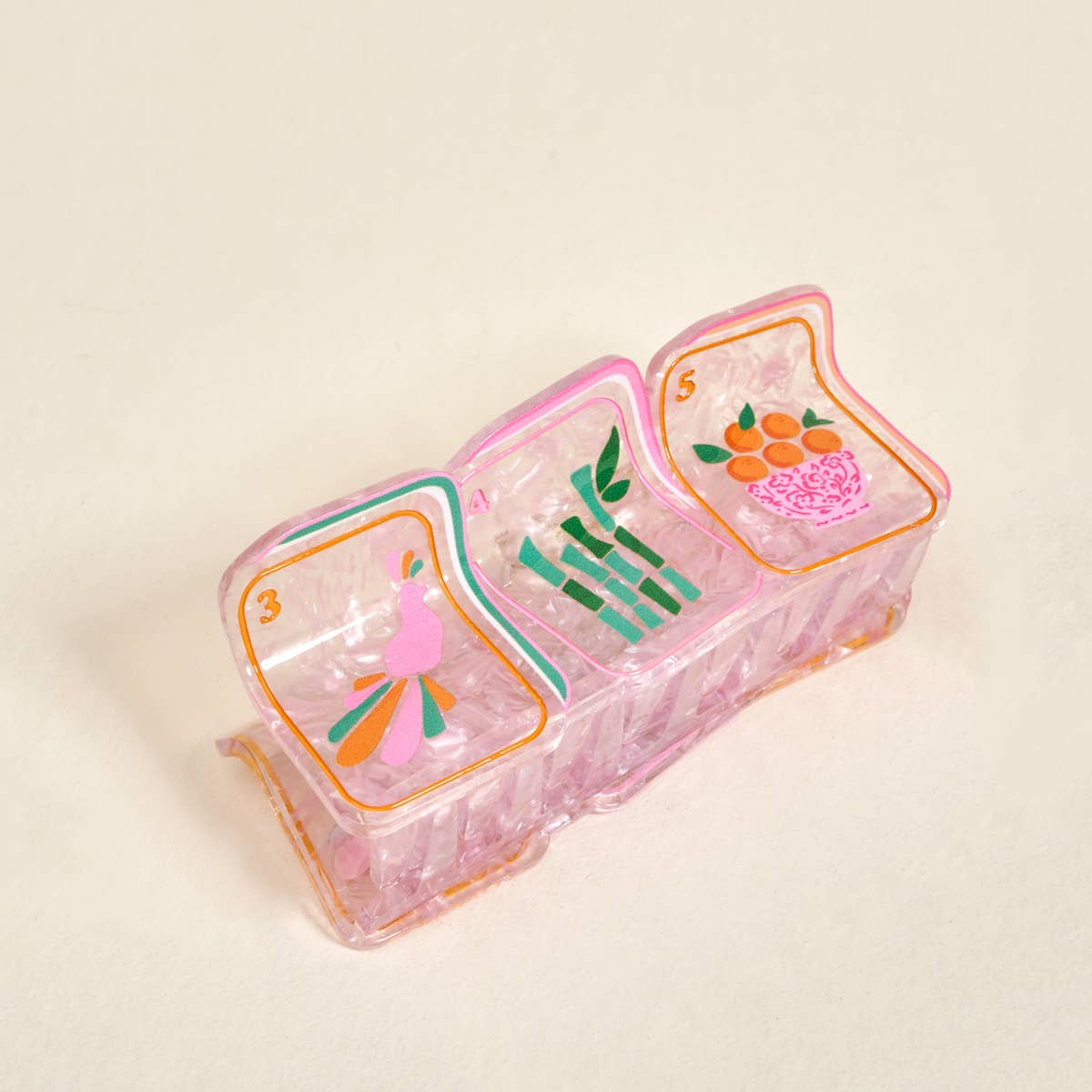 Claw Clip–Mahjong Tiles