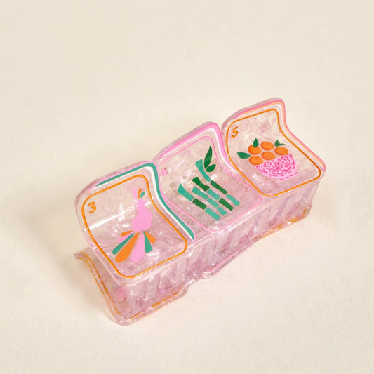 Claw Clip–Mahjong Tiles
