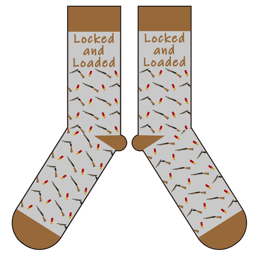 Locked and Loaded Shotgun Hunting Socks