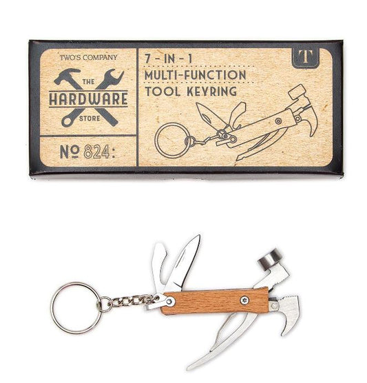 Nailed It Hammer 7-in-1 Multi-Tool with Keyring