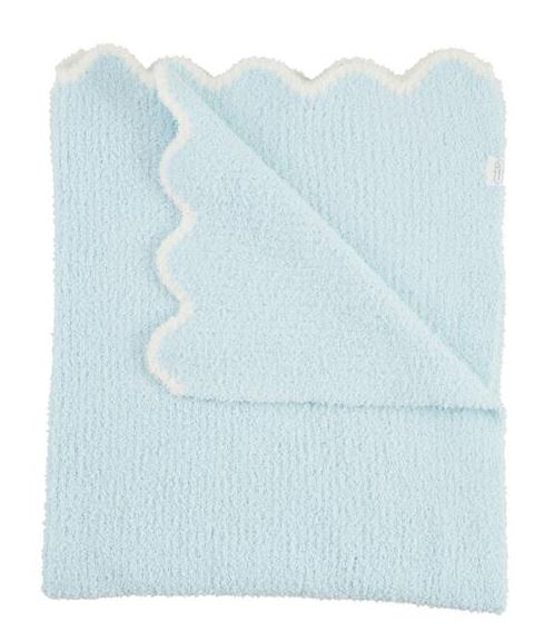 Blue Scallop Blanket