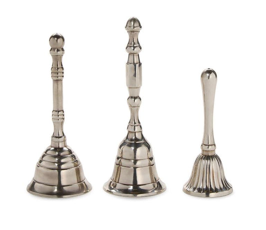 Hand-Crafted Silver-Plated Brass Bells