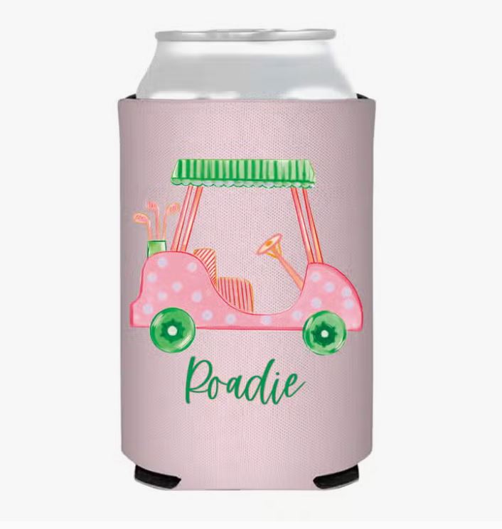 Koozie - Girlie Golf Cart