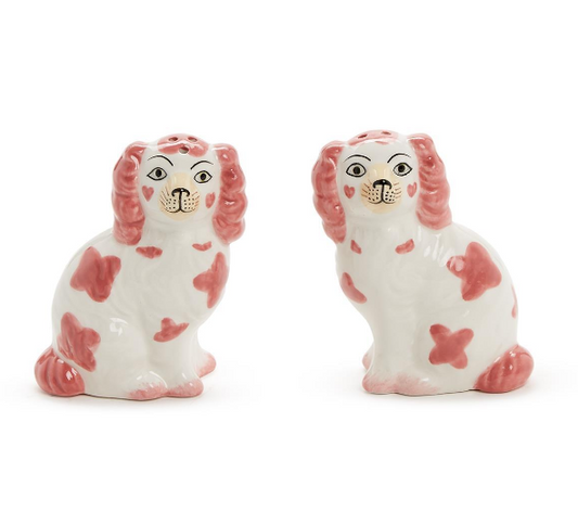 Staffordshire Dog Salt and Pepper Shaker Set