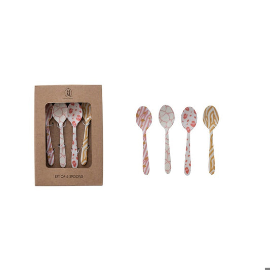Enameled Stainless Spoon set