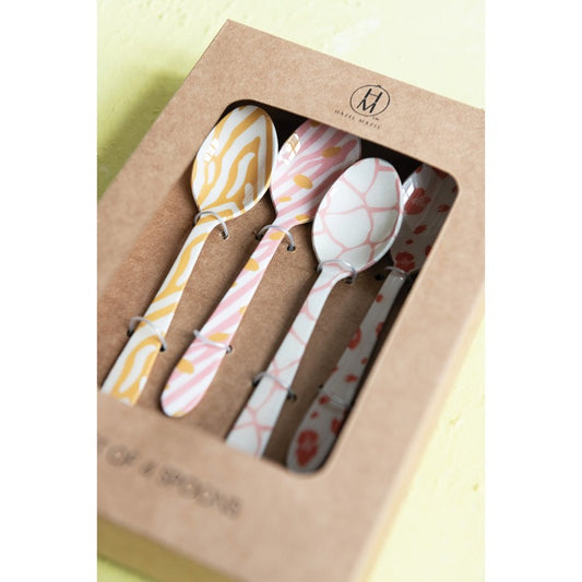 Enameled Stainless Spoon set