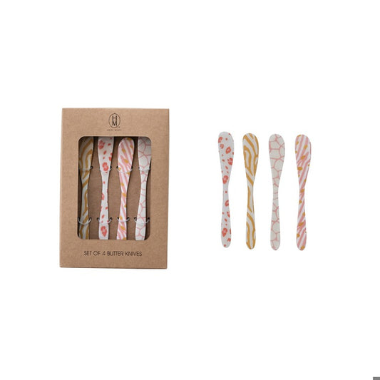 Enameled Stainless Spreader Set