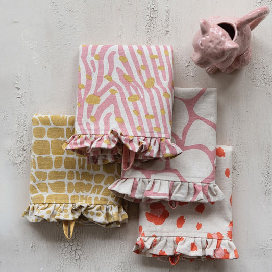 Animal Print Cotton Printed Towels