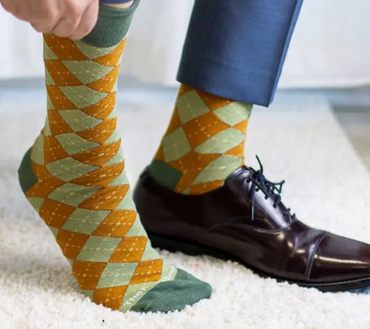 Harvest Argyle Socks