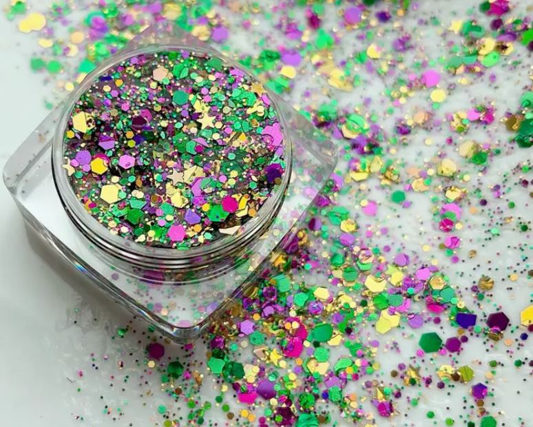 Life of the Mardi Nola Mardi Gras Face and Body Glitter