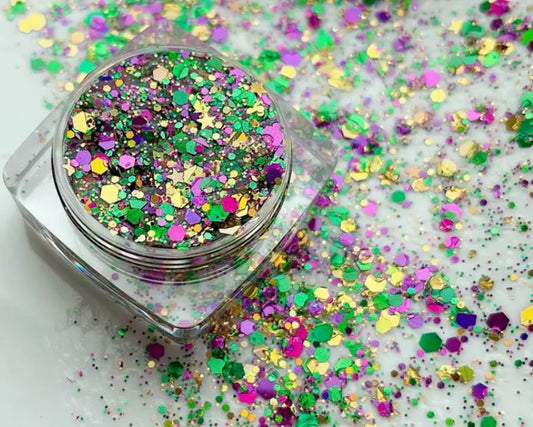 Life of the Mardi Nola Mardi Gras Face and Body Glitter