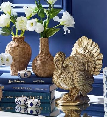 Golden Turkey Sculpture