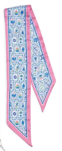 Mahjong Printed Statement Twilly