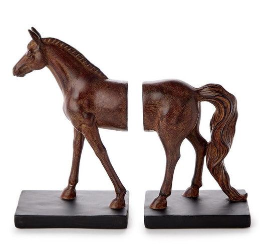 Set of 2 Horse Bookends