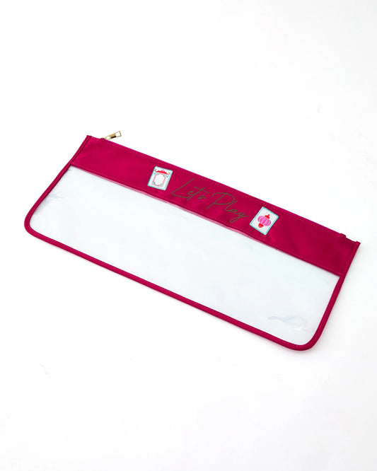 Let's Play Stitched Mahjong Bag