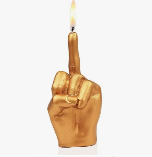 Middle Finger Candle