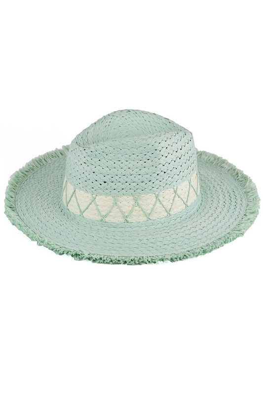 Modern Band Straw Sun Hat