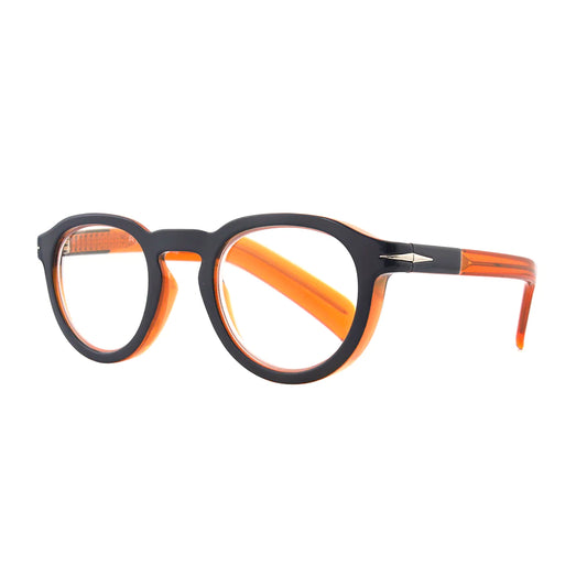 Theodore Navy/Orange Blue light Reader
