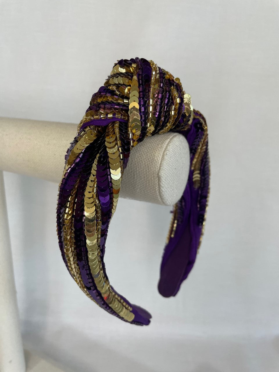 Sequin Top Knot Headband