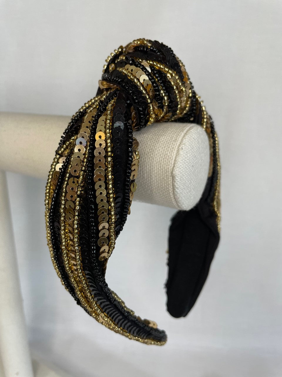 Sequin Top Knot Headband