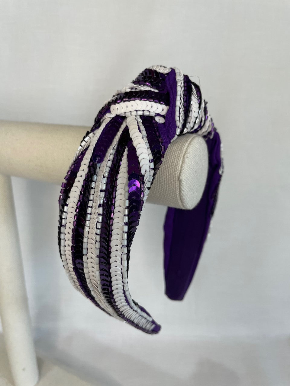 Sequin Top Knot Headband