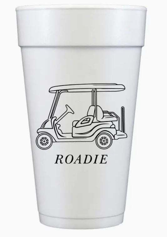Golf Cart Roadie Masters Foam Cups