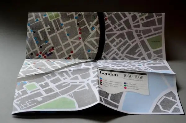 London: Wish You Were There Guide Map
