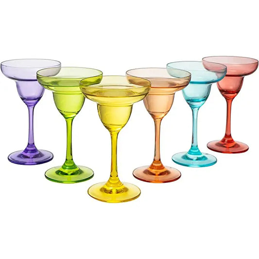 Colored Margarita Glass