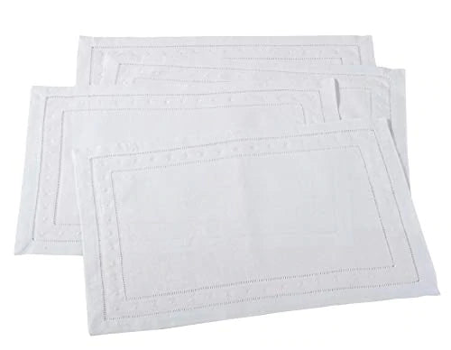 Swiss Dot Linen Placemats