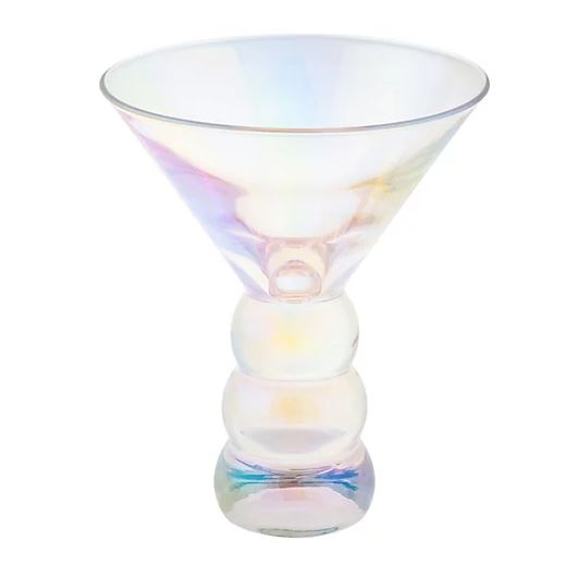 Stacked Sphere Martini Glass