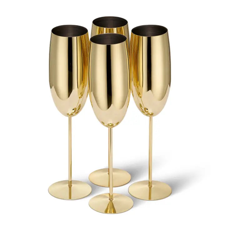 Gold Champagne Flute