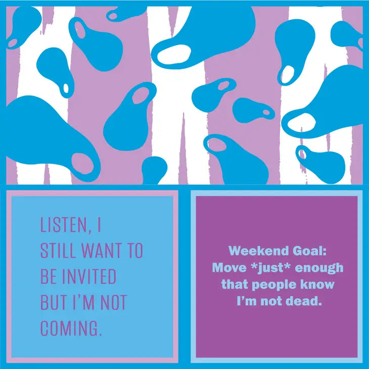 Weekend Goal/Invited Cocktail Napkins