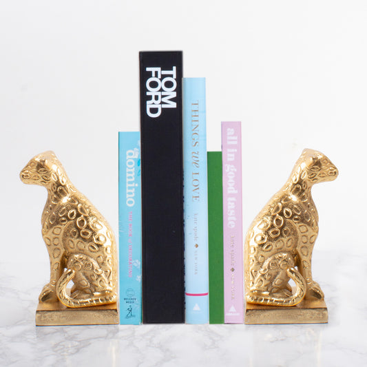 Leopard Bookends