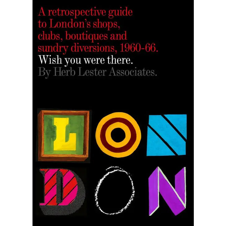 London: Wish You Were There Guide Map