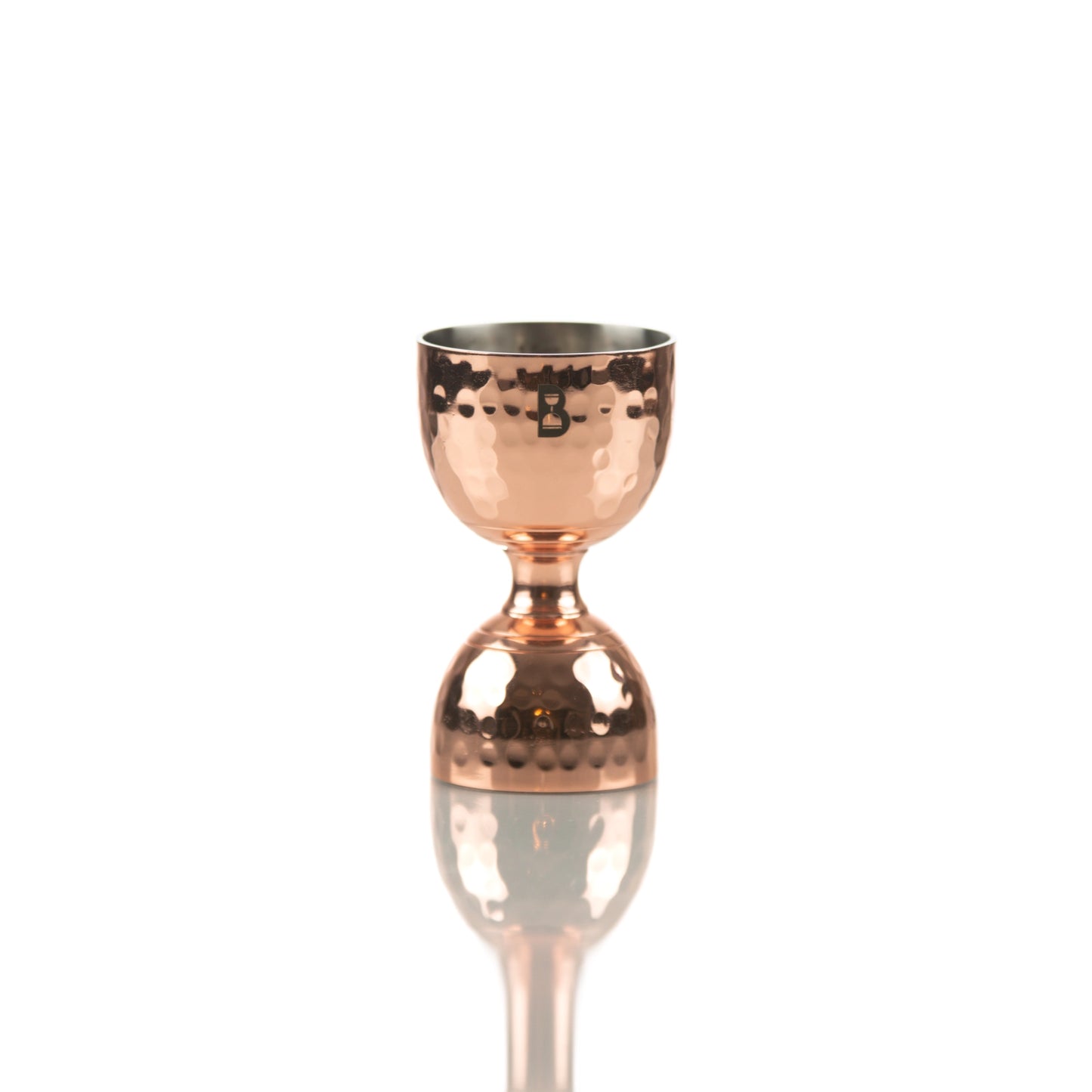 Bell Jigger - 100% Hammered Copper