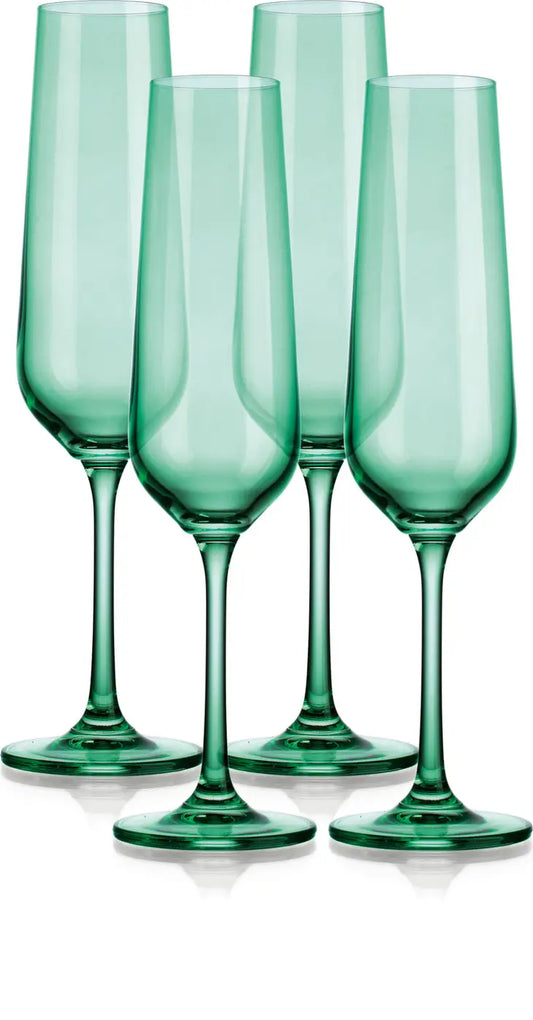 Sheer Colored Champagne Flute
