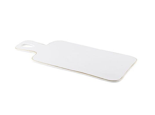 Rectangle Cheese Tray - Gold Rimmed